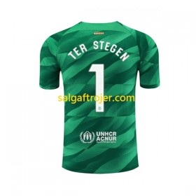 FC Barcelona Ter Stegen 1 Fodboldtrøjer Målmand Hjemmebanesæt 2023/24 Kort ærmer